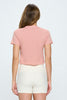 Melanie -  Baby Pink - Crop Top- LIMITED EDITION