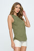 Anna -  Dusty Olive - Tank Hoodie- LIMITED EDITION