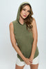 Anna -  Dusty Olive - Tank Hoodie- LIMITED EDITION