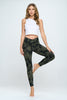 Cristina - Agave Silky Tie Dye Cross Over 7/8 Legging (High-Waist) - LIMITED EDITION