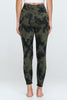 Cristina - Agave Silky Tie Dye Cross Over 7/8 Legging (High-Waist) - LIMITED EDITION