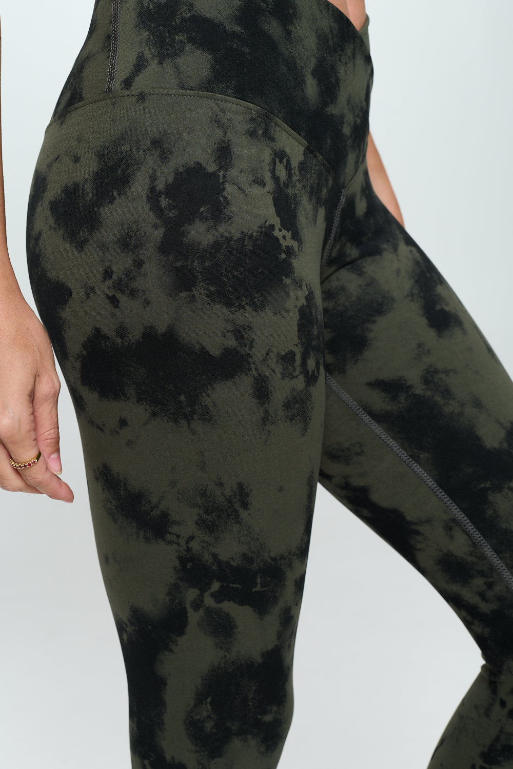 Tie Dye Leggings - Wave DNA Large