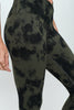 Cristina - Agave Silky Tie Dye Cross Over 7/8 Legging (High-Waist) - LIMITED EDITION