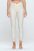 Cristina - Snow Taupee Cheetah Cross Over 7/8 Legging (High-Waist)