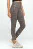 Mia - Mocha Static Glitter Legging (High-Waist) - LIMITED FOIL EDITION**Sale**