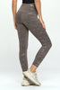 Mia - Mocha Static Glitter Legging (High-Waist) - LIMITED FOIL EDITION**Sale**
