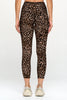 Cristina - Black and Golden Cheetah Cross Over 7/8 Legging (High-Waist) - LIMITED EDITION