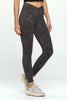 Tate - Wet Sand Abstract Leopard Crossover Full-Length Legging (High-Waist)