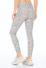 Brianna - Abstract Grey Cheetah Full-Length (High-Waist) - FINAL SALE