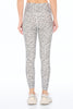 Brianna - Abstract Grey Cheetah Full-Length (High-Waist) - FINAL SALE