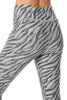 Brianna - Grey Zebra Flair Full-Length (High-Waist)