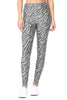 Brianna - Grey Zebra Flair Full-Length (High-Waist)