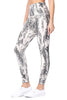 Brianna - Snake Skin Snow White Full-Length (High-Waist)**Final Sale**