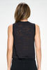 Cece - Black Burnout Camo Tank