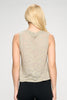 Cece - Sage Camo Burnout Tank