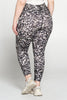 + Cheetah Airbrush 7/8 Legging - Plus Size