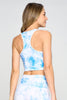 Kendall - Blue Cloud Compression Crop Tank