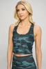 Kendall -  Camo Compression Crop Tank - LIMITED EDITION - FINAL SALE