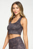 Kendall - Dark Night Cobra Compression Crop Tank