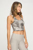 Kendall - Paloma Tie Dye Smudge Compression Crop Tank