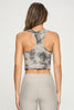 Kendall - Paloma Tie Dye Smudge Compression Crop Tank