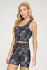 Kendall - Zebra Compression Crop Tank