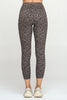 Liz - Brown Abstract Cheetah Pockets 7/8 Legging**FINAL SALE**