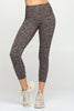 Liz - Brown Abstract Cheetah Pockets 7/8 Legging**FINAL SALE**