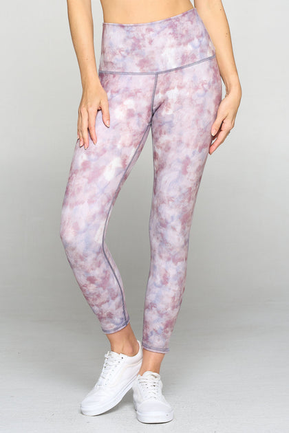Mia - Lavender Watercolor 7/8 (HW) Activewear