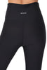 Mia - Solid Black -  7/8 Middi Compression Legging (High-Waist)