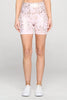 Mia Shorts - Pink Snake Ice w Pockets 5" (High-Waist) - LIMITED FOIL EDITION