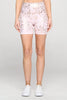 Mia Shorts - Pink Snake Ice w Pockets 5" (High-Waist) - LIMITED FOIL EDITION