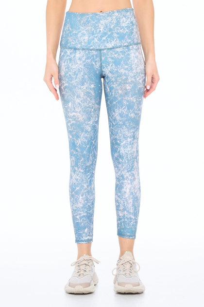 Mia - Sky Mineral Wash 7/8 (HW) Activewear