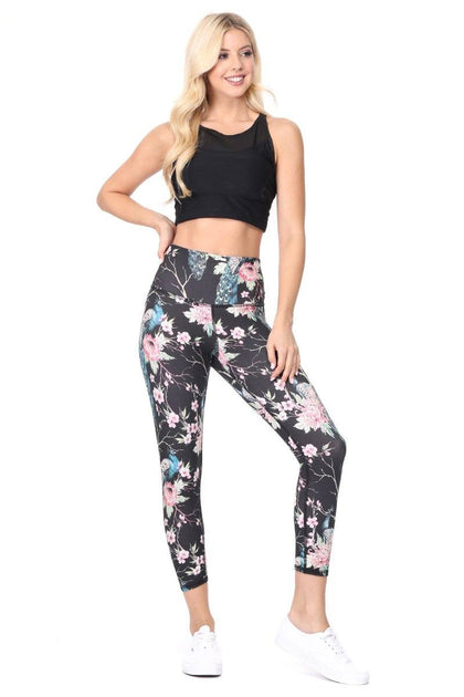 Peacock Blossoms (High Waisted) - evcr2