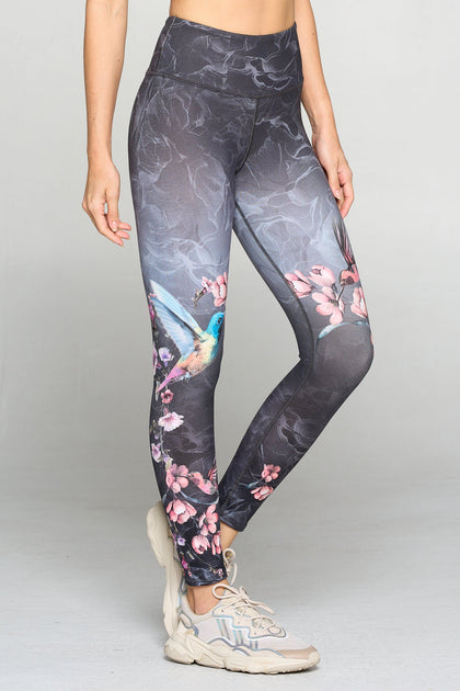 Sofia - Hummingbird Mesh 7/8 Legging (RW) Activewear