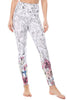 Sofia - Mono Floral 7/8 Legging (Regular-Waist) - FINAL SALE