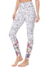 Sofia - Mono Floral 7/8 Legging (Regular-Waist) - FINAL SALE