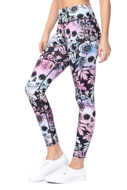 Ivy - Sugar Skulls 7/8 Legging - evcr2